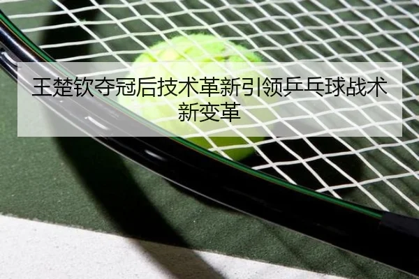 王楚钦夺冠后技术革新引领乒乓球战术新变革